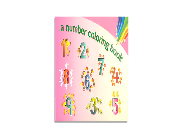 A NUMBER COLOURING BOOK