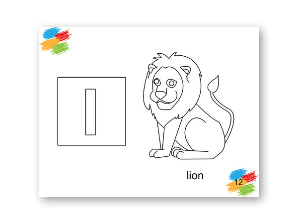 AN ALPHABET COLOURING BOOK