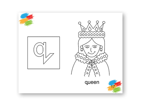 AN ALPHABET COLOURING BOOK