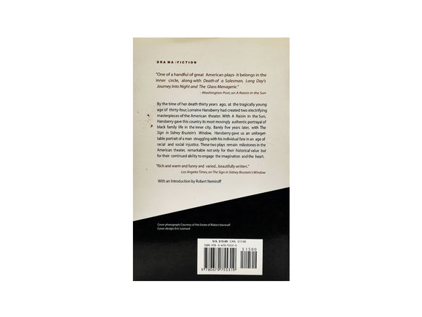 A RAISIN IN THE SUN BY LORRAINE HANSBERRY