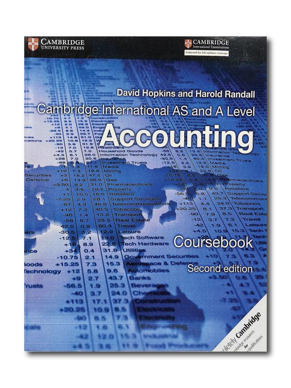 CAMBRIDGE INTERNATIONAL AS AND A LEVEL ACCOUNTING COURSE BOOK