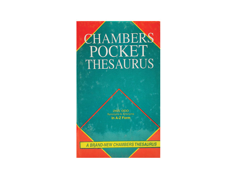 CHAMBERS POCKET THESAURUS, NEW EDITION