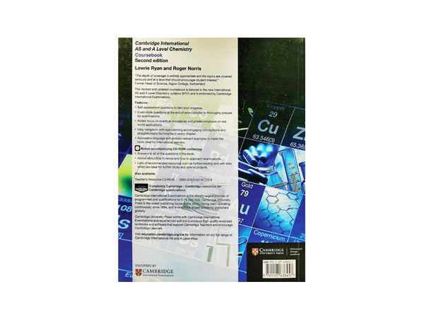 CAMBRIDGE INTERNATIONAL AS & A LEVEL CHEMISTRY COURSE BOOK