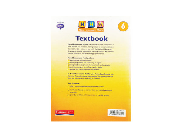 NEW HEINEMANN MATHS 6 (TEXTBOOK)