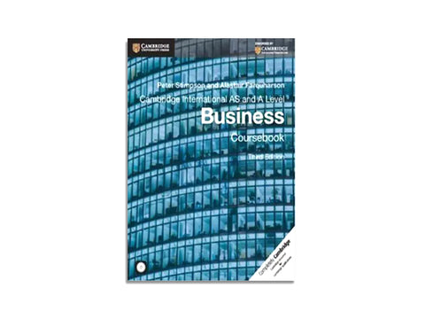 CAMBRIDGE INTERNATIONAL AS AND A LEVEL BUSINESS STUDIES