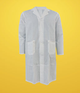 LABORATORY COAT (WHITE COLOR,FULL SLEEVES) - pclbookshop.com