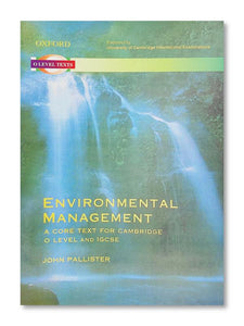 ENVIRONMENTAL MANAGEMENT.  A CORE TEXT FOR O LEVEL AND IGCSE- PCL Bookshop - pclbookshop.com