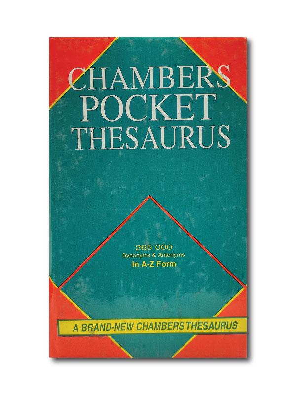 CHAMBERS POCKET THESAURUS, NEW EDITION - PCL Bookshop - pclbookshop.com