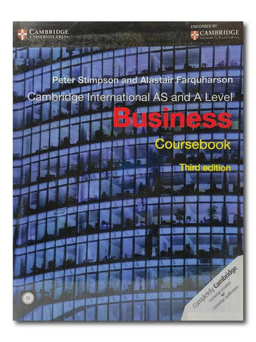 CAMBRIDGE INTERNATIONAL AS AND A LEVEL BUSINESS STUDIES- PCL Bookshop - pclbookshop.com