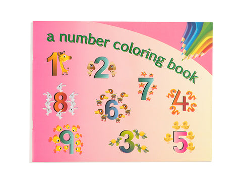 A NUMBER COLOURING BOOK