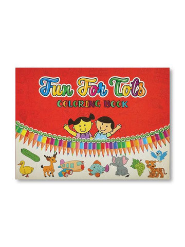 FUN FOR TOTS, COLORING BOOK FOR TODDLERS - PCL Bookshop - pclbookshop.com